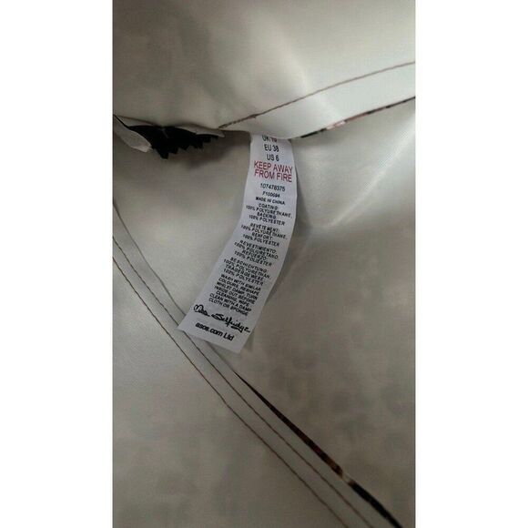 Asos Faux Vegan Leather Brown Animal Snake Print Mini Skirt NWT Small Women - Picture 10 of 12